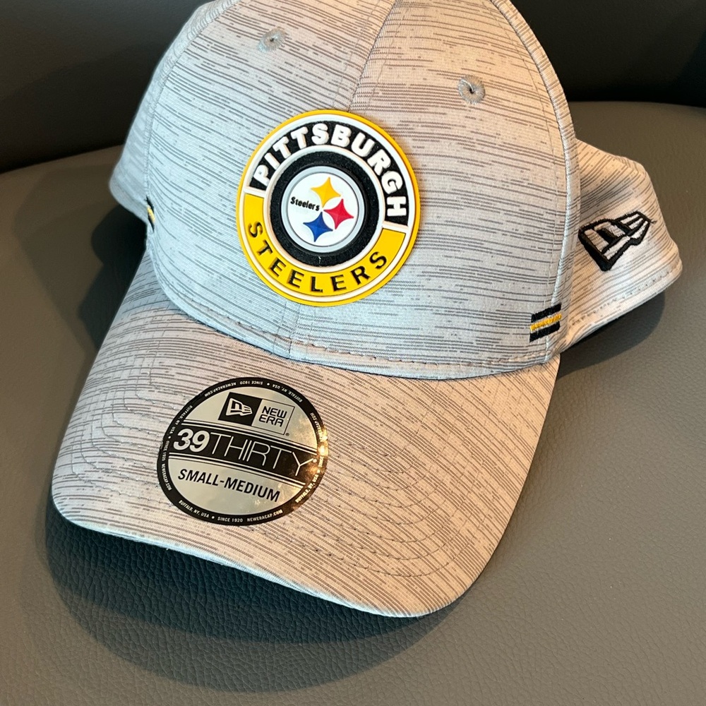 New Era Pittsburgh Steelers Gray Cap 39Thirty Size S/M